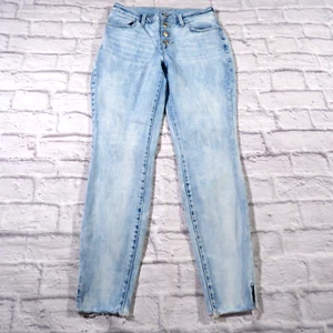 Maurices High Rise Light Wash Skinny Womens Blue Jeans S Small - Picture 1 of 13