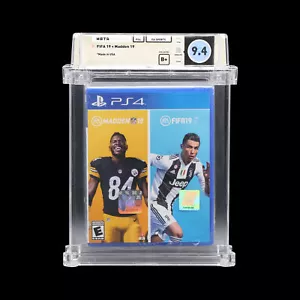 Madden 19 + FIFA 19 - PlayStation 4 (WATA: 9.4) - Picture 1 of 1