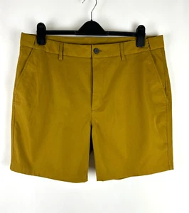 ROHAN Lovely Mustard District Chino Shorts Walking / Hiking HARDLY WORN,Size 38! - Picture 1 of 5