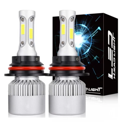 For Toyota Cressida 1985-1992 2PC 9004 LED Headlight High/Low Beam Bulbs 6000K - Image 1 of 4