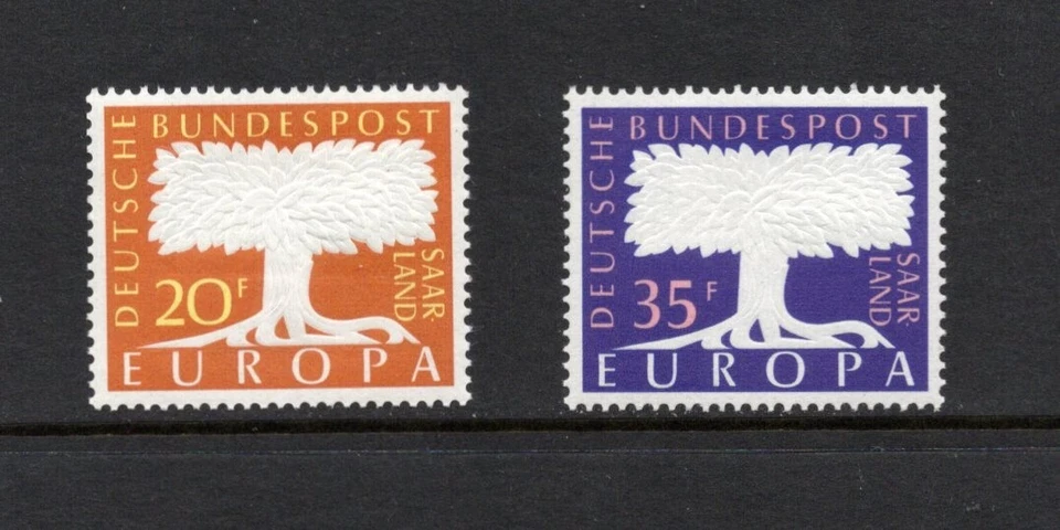 S1321   Saar   1957   Europa   2v.   MNH - Image 1 of 1