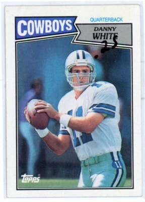 1987 Topps Football Danny White Dallas Cowboys #261 - Image 1 of 2