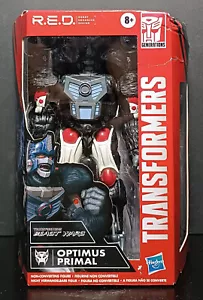 HASBRO TRANSFORMERS R.E.D. RED BEAST WARS OPTIMUS PRIMAL ROBOT DAMAGED BOX MISP - Picture 1 of 19