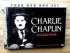 CHARLIE CHAPLIN COLLECTION 4 DVD DISC BOX SET REGION 2 RRP £29.95