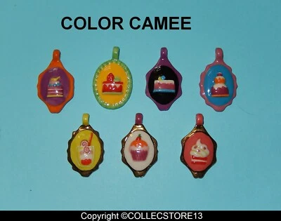SERIE COMPLETE DE FEVES PENDENTIFS COLOR CAMEE