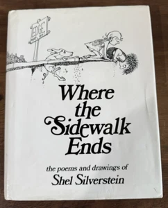 Where The Sidewalk Ends 1974 Shel Silverstein With Dust Jacket Evil Eye Music - Picture 1 of 14