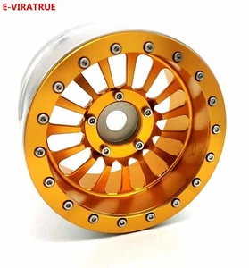 E-VIRATRUE 3.8''Alu Wheel For TRAXXAS Sledge&T-Maxx  1/8 1 pcs - Picture 1 of 36