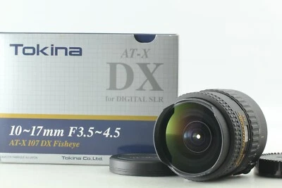 [MINT w/Box] Tokina AF 10-17mm f3.5-4.5 AT-X DX Fisheye Lens Canon EF #T3732 - Image 1 of 4