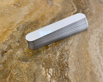 HAWKINSDYESUBLIMATIONPRODUCTS 50ea Dye Sublimation Aluminum CUFF BRACELET 6.75" x 1"