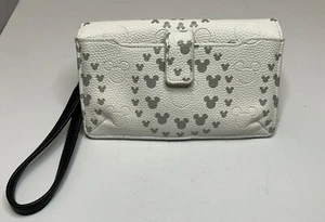 Disney Parks Mickey Wallet & Cell Phone Holder & ID Case,  Snap And Strap! - Picture 1 of 6