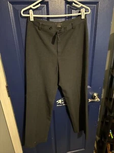 New Womens Banana Republic Sz 6 Dress Pants Gray Logan Fit Straight Leg Stretch - Picture 1 of 8
