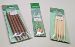ChiaoGoo Bamboo 5" Double Point Needles US 1 - Set of 5 DS - Picture 1 of 1