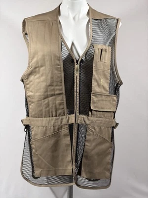 Bob Allen Mesh Shooting/Hunting Vest Mens XL Tan/Black Right-Handed - Image 1 of 4