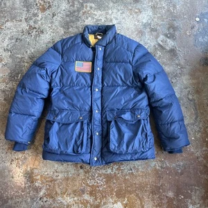 Eddie bauer Vintage 70s 80s Karakoram Goose Down Puffer Jacket Size Mens M - Picture 1 of 8