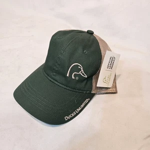 Ducks Unlimited Cap grün und hellbraun Netzrücken mit Etikett - Bild 1 von 8
