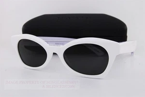 Closeout New Authentic Balenciaga  Sunglasses BB 0230/S-005 White/Gray - Picture 1 of 6