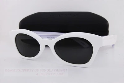 Closeout New Authentic Balenciaga  Sunglasses BB 0230/S-005 White/Gray - Image 1 of 4