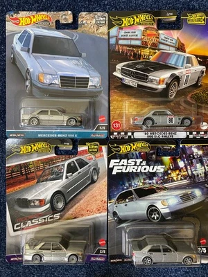 Mercedes-Benz X 4 plateado Hot Wheels Car Culture & Boulevard todo como nuevo sellado Foto 1 de 4