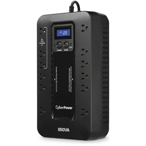 CyberPower EC850LCD-R 850VA/510W Seria ekologiczna UPS - certyfikowany odnowiony - Zdjęcie 1 z 3