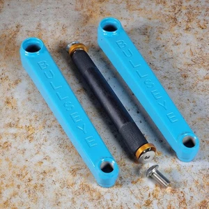 Bullseye Retro Box Old School BMX Cranks Limited Edition SE Blue Made in USA - Picture 1 of 7