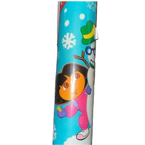 DORA THE EXPLORER WRAPPING PAPER ROLL GIFT WRAP CHRISTMAS 25 SQ FT - Picture 1 of 5