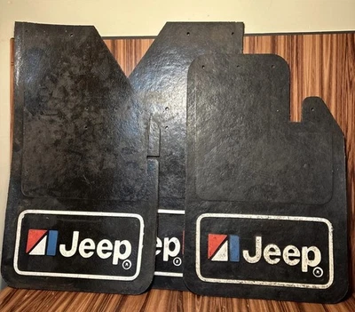 Оригинальный заводской брызговик брызговик AMC Jeep CJ5 CJ7 CJ8 комплект из 3 штук - Изображение 1 из 4