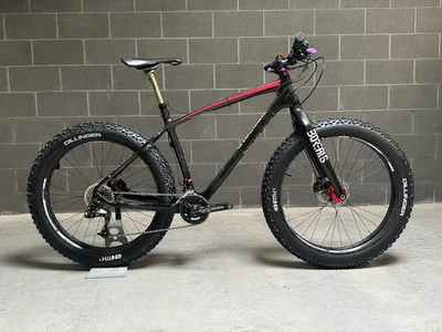 Borealis Yampa Carbon Fat Bike 26" Large HED Carbon Wheels 26 Pounds - Image 1 of 4