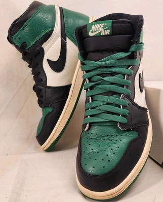 Talla 10 - Air Jordan 1 Retro Alto OG Verde Pino Negro 2018 555088-302 Foto 1 de 4