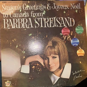 BARBRA STREISAND - Seasons Greetings - VINYL LP - USA Only Release - UK Postage - Picture 1 of 3