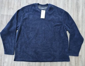 NWT Basics Edition Mens Sz XL Sweater Fleece Blue - Picture 1 of 8