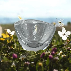 Orrefors Kristall Schale Spiegel Erika Lagerbielke Schweden schwer - Bild 1 von 9