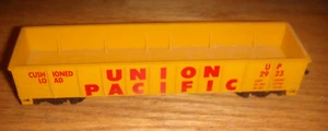 HO Scale Mehano Gondola No Load Union Pacific UP 2923 Yellow Freight Train Car - Bild 1 von 2