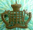 Royal Gloucestershire Hussars Cap Badge Brass 2 Lugs Antique