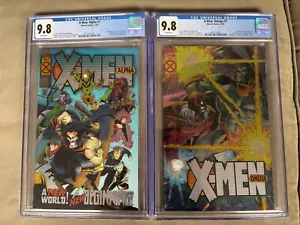 X-MEN #1 ALPHA & OMEGA Lot (Marvel, 1995) CGC 9.8 - 1st Dark Beast & Abyss - Picture 1 of 5
