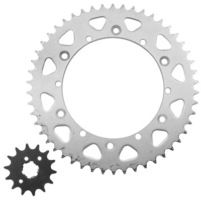 Front & Rear Sprockets Kit for Yamaha LT250 YZ250 YZ465 YZ490 Foto 1 de 4