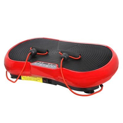 Full Body Vibration Platform Machine Crazy Fit Massage Fitness W/Bluetooth Red - Image 1 of 4