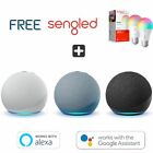Amazon Echo Dot (4th Gen) All Colors + Free Smart Bulb