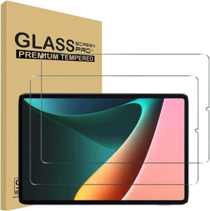 2 Pcs Xiaomi Pad 5 / Pad 5 Pro 11 in Screen Protector Tempered Glass Flim Guard - Picture 1 of 13