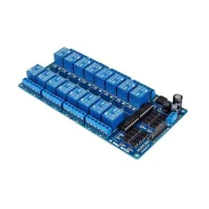 16 Channel 12V Relay Module with Optocoupler - Picture 1 of 3
