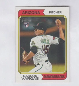 (12) Carlos Vargas 2023 TOPPS HERITAGE HIGH NUMBER ROOKIE LOT #552 DIAMONDBACKS - Picture 1 of 1