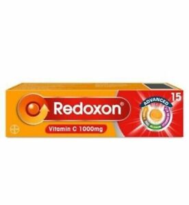 Vitamin C 1000mg -15 Orange Flavour Effervescent Tablets BY REDOXON