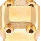 For Axial SCX24 90081 Brass Diff Cover Set Upgrade for AXI00002 RC Crawler 1/