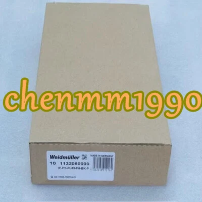 1PC new Weidmuller plug-in IE-PS-RJ-FH-BK-P 1132060000 #YY - Image 1 of 2