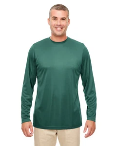 UltraClub Men's Cool & Dry Performance Long-Sleeve Top 8622 S-6XL - Picture 1 of 13