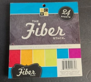 DCWV~ 24 Sheets~ The Fiber Stack~ 6x6~ Fiber Paper - Picture 1 of 3