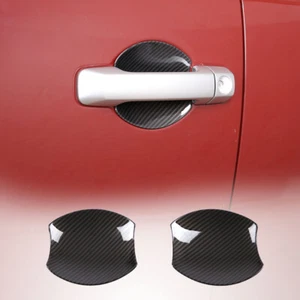 ABS Carbon Outer Door Bowl Trim Decorative Shell For T@yota FJ Cruiser 2007-2021 - Picture 1 of 10