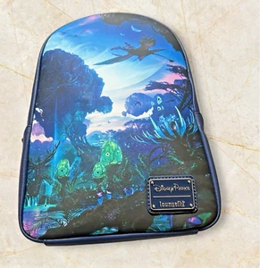 Loungefly Pandora World Of Avatar Mini Backpack Light-Up Blue Disney New - Picture 1 of 12