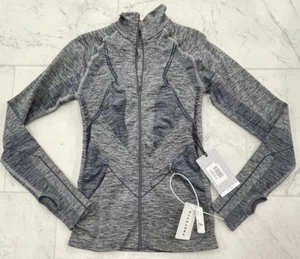 NWT LNDR Active Base Jacket In Heather Charcoal Marl Size:XS-S - Picture 1 of 6