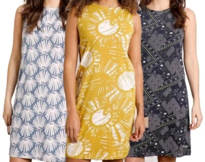 Ex Weird Fish Women's Adenea Shift Dress Organic Cotton Holiday Summer Top 8-22 - Image 1 of 4