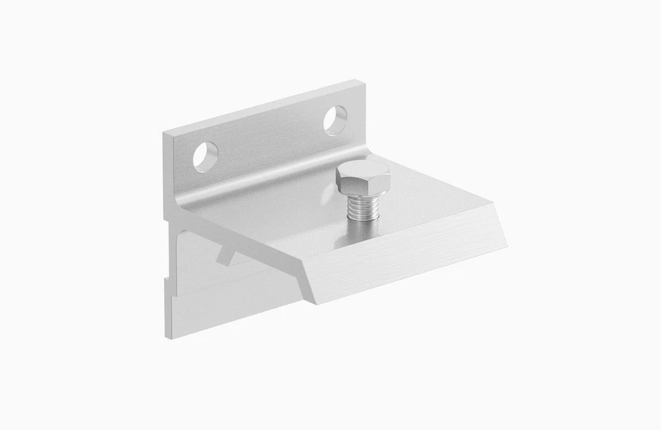 Montagewinkel 45 S für Systeme Tycho S60, S100, S120, Türstärke bis 45 mm